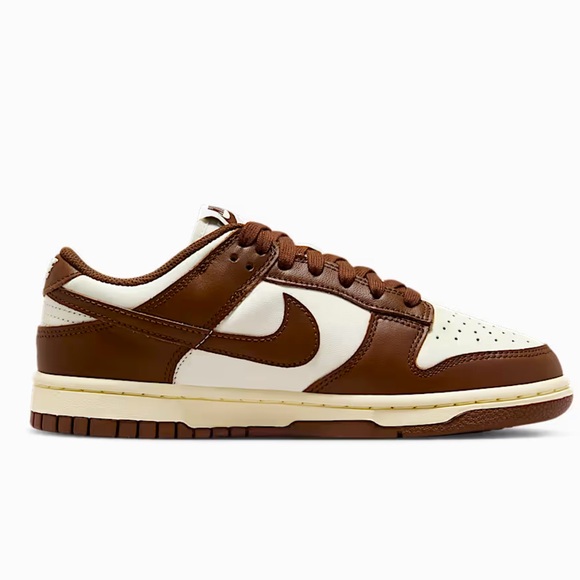 NEW NIKE DUNKS LOW Sail/Coconut milk/Cacao Wow Men\'s 10.5 (W 12) Run 1/2 sz big main image 6